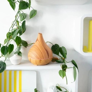 Mới nhất mới 400ml siêu âm HẠT GỖ điện tạo độ ẩm thiết kế độc đáo hương thơm tinh dầu khuếch tán - Product Image 4