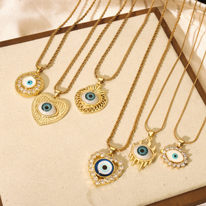 จี้สร้อยคอสแตนเลสสตีลชุบทอง 18K แบบ PVD |   ดีไซน์หลากหลาย - Product Image 3