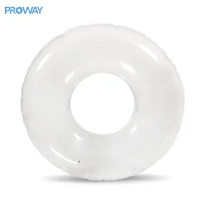 Klarer aufblasbarer transparenter PVC-Schwimm ring für Erwachsene und Kinder