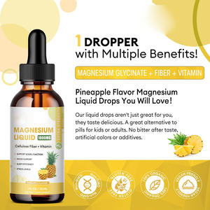 OEM Alta Qualidade Magnésio Líquido Gotas Vegan Magnésio Gotas com Bromelina Vitaminas Para Calma Reduzir o Estresse - Product Image 5