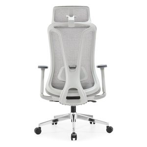 Silla de Oficina de Respaldo Alto a Precio Económico, Silla Gris de Malla en Oferta para Oficina de Estilo Moderno - Product Image 4