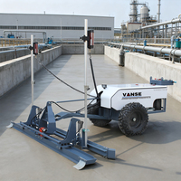 Machine de nivellement laser pour béton VANSE DZ30-2, à conducteur marchant à pied, pour tous les terrains de chantier, par tous les temps