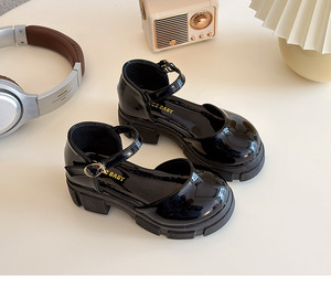 Zapatos de Princesa para Niñas, Blancos y Negros, con Suela Gruesa, Sandalias para Niñas - Product Image 6