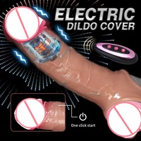 Anneau pénien réaliste en silicone épaissi Black Wolf Stud pour jouets sexuels adultes SM