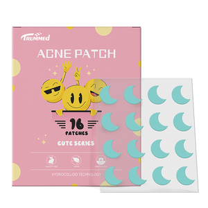 Ánh sáng Cyan mặt trăng mụn các bản vá lỗi 16PC tấm Hộp màu thiết lập mơ mộng thiên mụn dán quà Tặng Hydrocolloid điều trị - Product Image 1