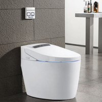 Toilette intelligente moderne de luxe AI WC Horow Bidet flottant Intelligence intelligente avancée Bidet intelligent certifié à distance pour salle de bain