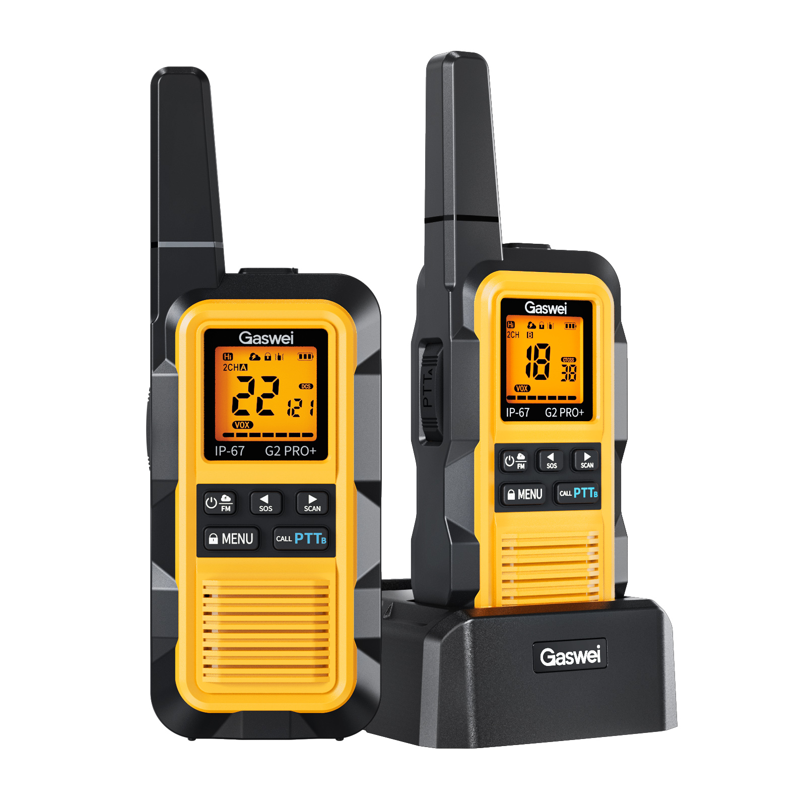 Walkie Talkies Niños PMR446 Con 8 Piezas Baterías Recargable Y Cargador