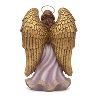 Statuette personnalisée de la Vierge Marie peinte à la main - Sculpture élégante de décoration d'autel religieux pour la maison pour Noël/Pâques