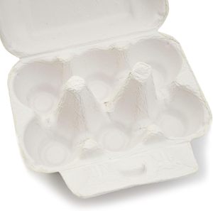 Bandeja Porta Huevos de Pollo Biodegradable Vacía para el Hogar, Cocina, Granja, Envase de Pulpa de Papel para Huevos - Product Image 6