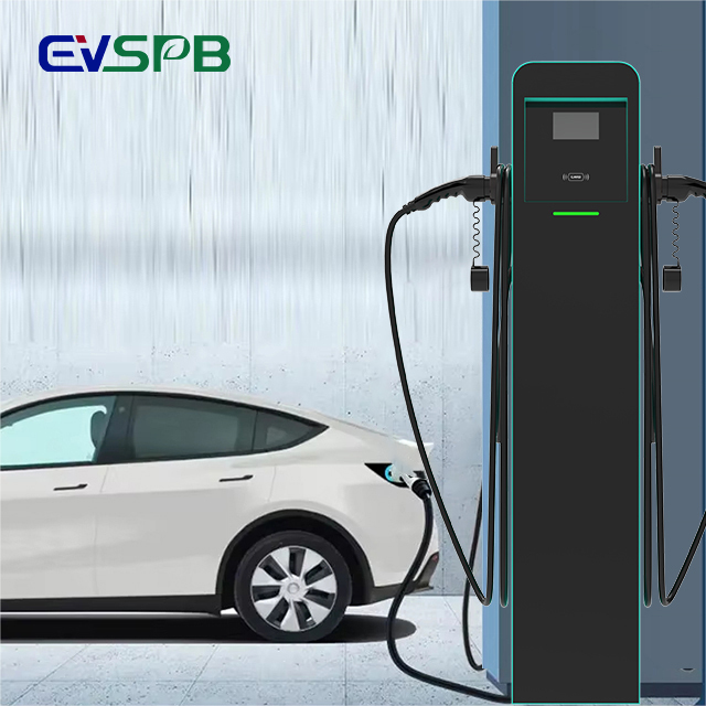 Fast Electric Car OCPP 22kW 44kW Global Charging Station Type 2 Floor-mounted Car EV Charger Station for Vehicle Car Dual Guns