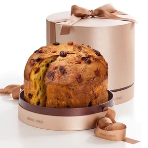 Scatole all'<span class=keywords><strong>ingrosso</strong></span> per dolci da asporto, Panettone classico italiano, Confezioni rotonde per cupcake in carta personalizzabili - Product Image 1