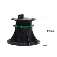 140-220mm hauteur différente poutrelle de sol extérieur pavé carrelage support de pont socle réglable en plastique avec accessoire