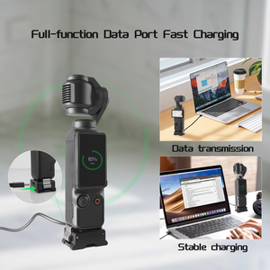 Charging Adapter Base,Aluminum Base <b>Bracket</b> for Pocket 3,1/4 Threaded Hole on the Bottom Charging Adapter Base - Product Image 3