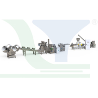 Hautes cotes PME Conception hygiénique Ligne de processus de puces croustillantes Bâtons industriels Projet de production de clairons de nettoyage facile personnalisé
