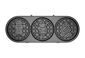 Newle 2025 3 en 1 Trois Motif De Noël Plaque Gingerbread Gaufre Grill Machine Xmas Santa <span class=keywords><strong>Claus</strong></span> 3 Tranche Mini Gaufrier - Product Image 6