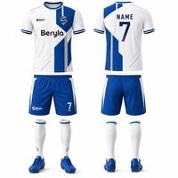 Conjunto de Uniforme de Fútbol Personalizado de Estilo Geométrico Moderno Bauhaus para Hombre, Transpirable, de Malla, de Secado Rápido, Ropa Deportiva para Equipo, Venta al Por Mayor OEM