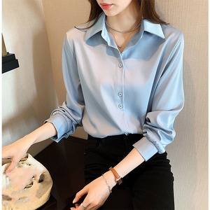 Women's Early Spring Chiffon <strong>Shirt</strong> 2025 Fashion Design Niche Tops Loose Layered White <strong>Shirt</strong> Bottoming <strong>Shirt</strong> - Product Image 3
