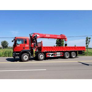 รถบรรทุกติดเครน Sinotruk 8*4 พร้อมบูมยืดหดได้ 16 ตัน ระบบสตาร์ท-หยุดอัตโนมัติ  เหมาะสำหรับงานวิศวกรรมก่อสร้าง - Product Image 6