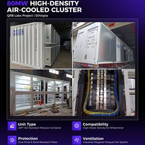 Contenedor Minero de Criptomonedas ACT de 40 Pies con Enfriamiento por Aire, 1500 kW, 80 PH, PDU C13 C19, Solución Llave en Mano, Protocolos y Capas 1 para <span class=keywords><strong>Miner</strong></span>ía de Bitcoin con IA - Product Image 4