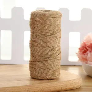 Corda de sisal natural para jardinagem, atacado, corda de juta de cânhamo twine