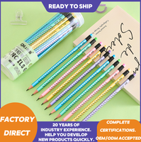 30 crayons triangulaires HB avec prise en main correcte pour enfants, étudiants, pratique de l'écriture manuscrite et ensemble de fournitures scolaires