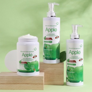 Private Label Organic Anti-dandruff Anti-Hair Loss <b>Moisturizing</b> Nourishing apple Hair <b>Shampoo</b> Set - Product Image 1