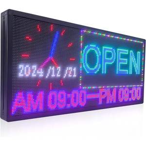 ZONTRONCM P6(40 "17") 全彩人工智能驱动CMS可编程数字发光二极管显示屏室内商务留言板滚动 - Product Image 1