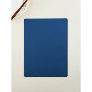 Square Double-Sided 40x30 cm Table Mat Eco-Friendly Sustainable <b>Blue</b> <b>Blue</b> <b>Coaster</b> Set Made Polyester Home Kitchen Restaurants - Product Image 1