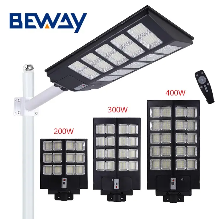 Energy System Abs Light Outdoor Park Waterproof Ip65 200w 300w 400w All In One Led Solar Intelligent Street Lamp