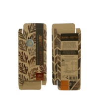 Boîtes cadeaux personnalisées en papier kraft écologique pour barres chocolatées, format mini, avec médaille en feuille d'aluminium