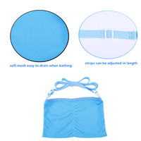 Sac de drainage post-opératoire pour poitrine, ovale, à double compartiment, confortable et respirant, pour soins thoraciques, avec ceinture de douche