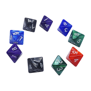Vente en gros à bas prix Jeu <span class=keywords><strong>de</strong></span> dés polyédriques en plastique marbré D4 D6 D % D20 pour Donjons et Dragons D & D <span class=keywords><strong>Pathfinder</strong></span> <span class=keywords><strong>Jeux</strong></span> <span class=keywords><strong>de</strong></span> rôle - Product Image 4