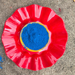 เครื่องเลเซอร์เปลี่ยนสีผงอนินทรีย์สีฟ้าออกไซด์สำหรับเครื่องสำอางพลาสติกและยาง - Product Image 1