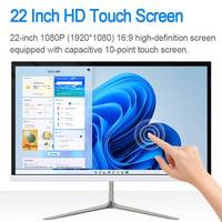 Komputer Desktop 21.5 inci Full HD, CPU I5 I7 Dual-Core All-in-One untuk Bisnis, dengan RAM DDR3, cocok untuk penggunaan di rumah