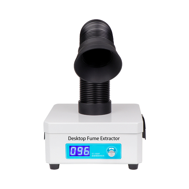 Aipudi ST-100XP Digital Display Portable Repair Desktop Fume Extractor for Soldering or Welding Smoke Purifier Laser Cutter