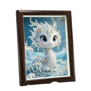 <span class=keywords><strong>Peinture</strong></span> Diamant Encadrée en Gros, 12 Signes du Zodiaque, Animaux Mignons, Art Diamant Spécial, Ornement de Bureau, Kit de Bricolage Fait Main - Product Image 5
