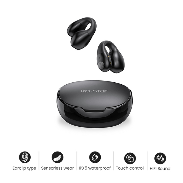 Wholesale Open Ear Ear Hook Ear Clip Wireless Sport Earbuds Waterproof HiFi Stereo Sound