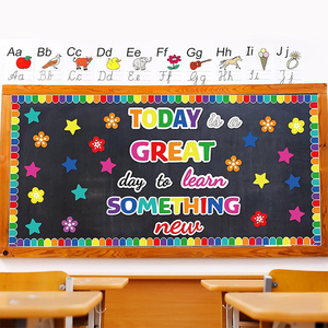 Autocollant décoratif personnalisé imperméable pour tableau d'affichage, décoration artisanale, murs décoratifs en tableau noir, fêtes, utilisation avec bougies, papier - Product Image 3