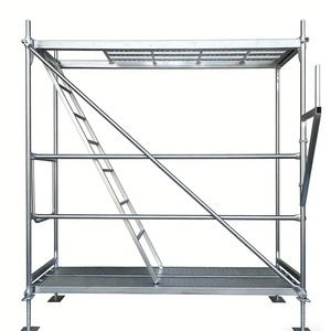 Système <span class=keywords><strong>d</strong></span>'échafaudage en H à installation rapide, polyvalent pour la peinture et le revêtement de façade - Product Image 1