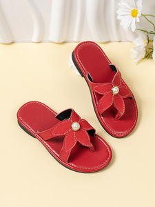 Sandales plates grande taille pour femmes, respirantes, en PU, pour l'extérieur, chaussures d'été, amortissantes, design simple, plateforme, tendance mode - Product Image 6