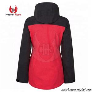 Chaqueta Softshell de invierno delgada y atractiva para mujer, dos tonos, impermeable y transpirable con decoración bordada - Product Image 3