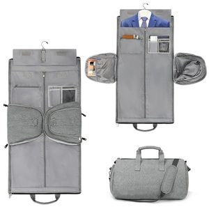 <span class=keywords><strong>Maleta</strong></span> colgante 2 en 1, bolsas de viaje, funda de ropa convertible con correa para el hombro, bolsa de lona para ropa de mano - Product Image 5
