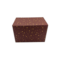 Boîtes cadeaux rigides recyclables personnalisées avec gaufrage couleur, pelliculage mat et revêtement UV, emballage en carton de luxe avec ruban pour cadeaux