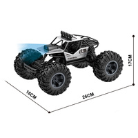 Coche RC de Alta Velocidad Jacko Toys 2.4GHz 4WD con Cámara, Coche RC de Escala 1:16 de Aleación para Escalar con Control por APP y Luces LED