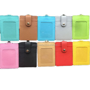 حامل شارة شارات اسهم اسهم منتجات صديقة للبيئة بو الجلود حزام زر عمودي حامل شارة بطاقة الهوية - Product Image 4