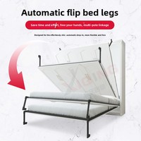 Lits Murphy pliables modernes pleine grandeur, gain de place, lits muraux, armoires, meubles
