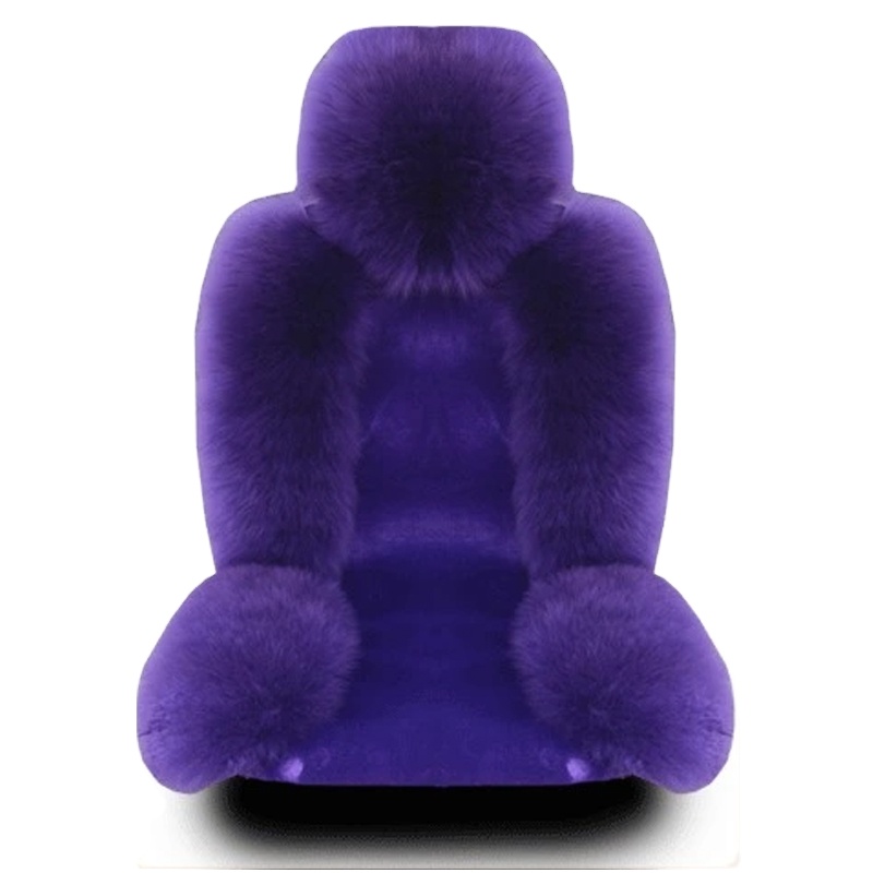Natural Sheepskin Car Interior Accessories Wool Fur Car Seat Covers Cushion
