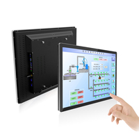 21.5 27 32 43 pouces Win10 PC avec résolution Full HD lunette étroite écran tactile capacitif tout-en-un panneau d'interaction industrielle