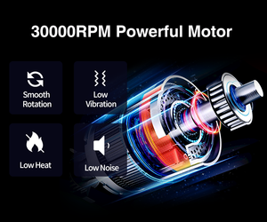 Fabrieks-elektrische nagelboormachine manicure pedicure salon draagbare nagelboormachine 30000 tpm voor salon gebruik - Product Image 3