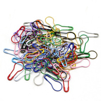 100 Pièces/Boîte BOCHENG – Kit d'Accessoires de Couture Faits Main pour Machine à Coudre, Outils de Tissage, Épingles Colorées de 22 mm, Marqueurs Cœur Couleurs Assorties